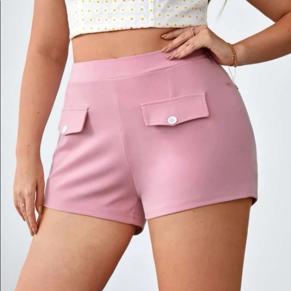๐ Pink Stretchy Military Style Shorts!!! Brand New!!! - Picture 3 of 8